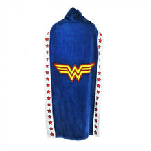 Load image into Gallery viewer, WONDER WOMAN SUPERHERO SWIMMING BEACH TOWEL CAPE TOWEL - (DC COMICS)