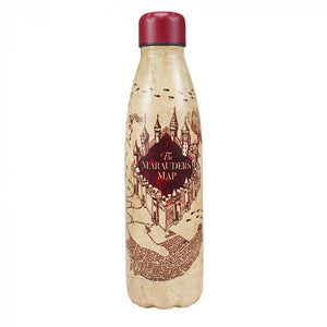 HARRY POTTER HOGWARTS (MARAUDERS MAP) WATER BOTTLE METAL (500ML)